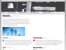 Tablet Screenshot of fingerprinting.com